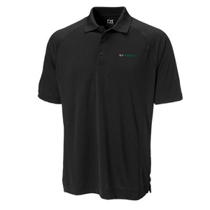 Miami Hurricanes CB DryTec Mogul Polo - Black